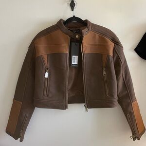 Brand New Lioness vegan leather jacket!